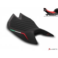 LUIMOTO Team Italia Rider Seat Covers for the Aprilia RSV4 1100 (2021+) / Tuono V4 1100 (2022+) LUIMOTO Team Italia Rider Seat Covers for the Aprilia RSV4 1100 (2021+) / Tuono V4 1100 (2022+)